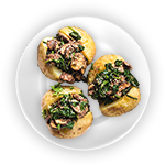 Cheese & Haggis Baked Potato 