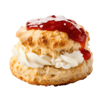 Scone With Jam & Butter 